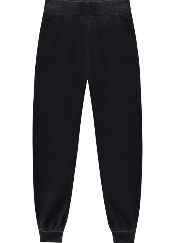 Brandili - Calça Jogger Infantil Menina Preto