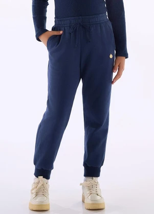 Quimby - Calça Jogger Molecotton Azul - QUIMBY