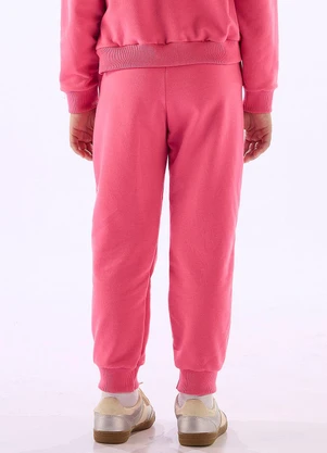 Quimby - Calça Jogger Molecotton Felpado Rosa - QUIMBY