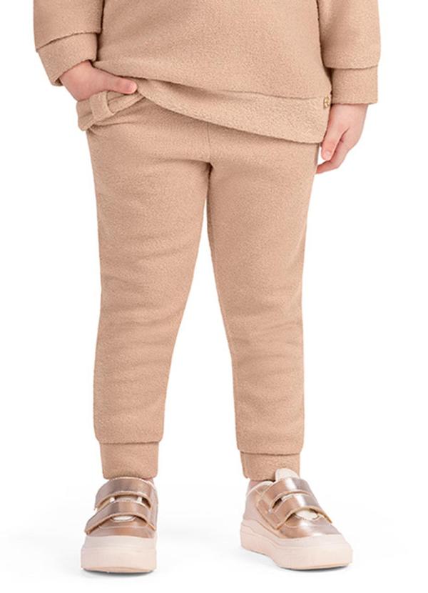 Alenice - Calça Laços Menina Bege