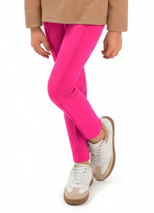 Duduka - Calça Legging Infantil Rosa - DUDUKA