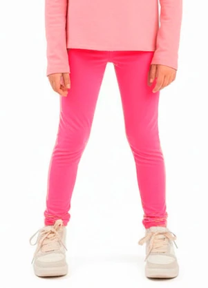 Duduka - Calça Legging Infantil Rosa - DUDUKA