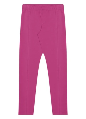 Alakazoo - Calça Legging Menina em Molecotton Felpado Rosa - ALAKAZOO