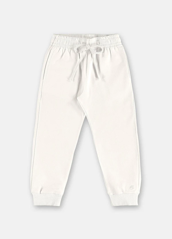 Up Baby - Calça Molecotton com Punhos Branco 3