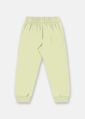 Up Baby - Calça Molecotton com Punhos Verde - UP BABY