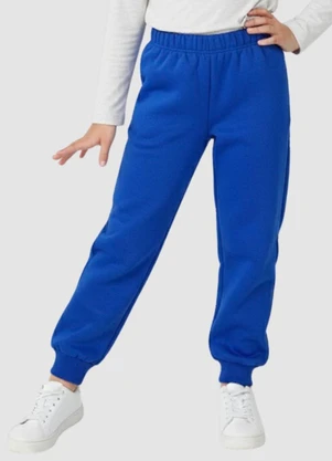 Turminha - Calça Moletom Azul Royal - TURMINHA