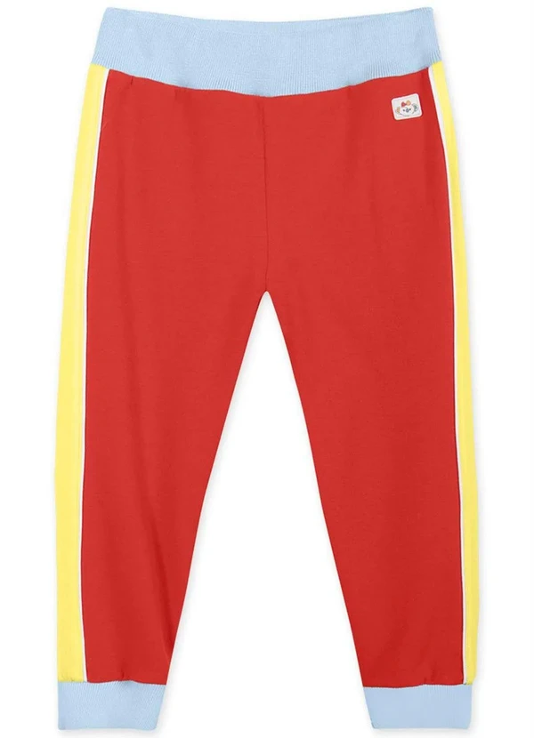 Lilica Ripilica - Calça Moletom Bebê Menina Vermelho