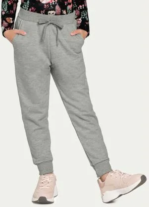 Alakazoo - Calça Moletom Felpado Cinza - ALAKAZOO