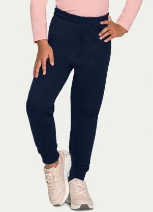 Alakazoo - Calça Moletom Felpado Marinho - ALAKAZOO