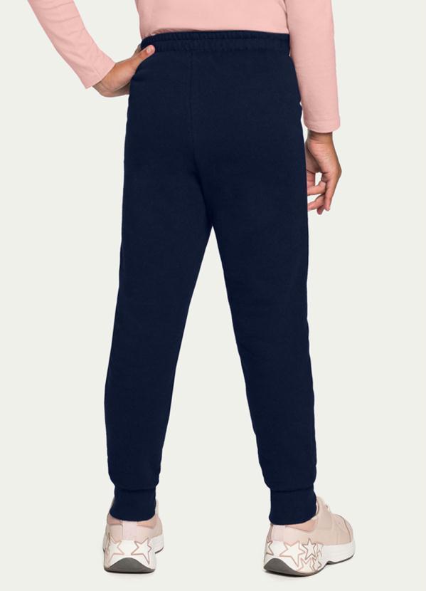 Alakazoo - Calça Moletom Felpado Marinho 2