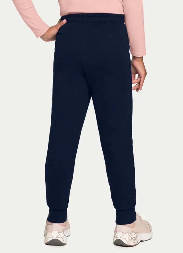 Alakazoo - Calça Moletom Felpado Marinho 2