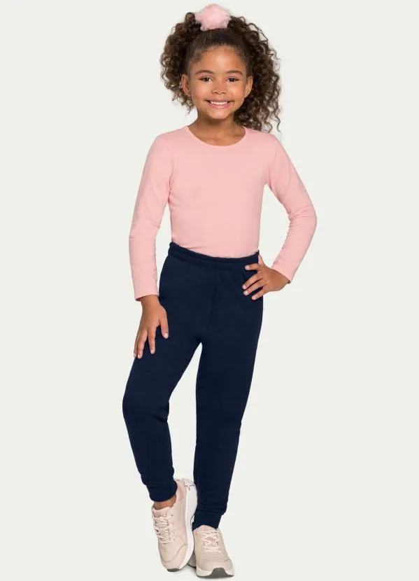 Alakazoo - Calça Moletom Felpado Marinho 3