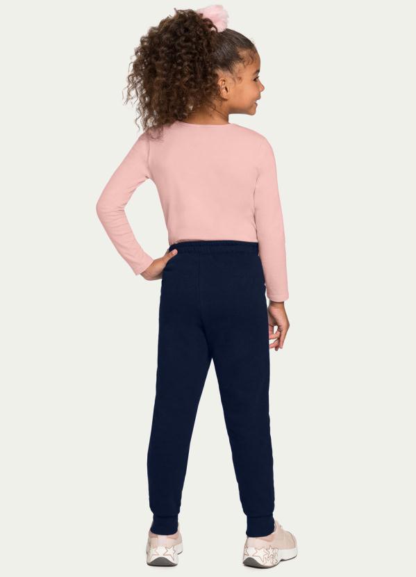 Alakazoo - Calça Moletom Felpado Marinho 4