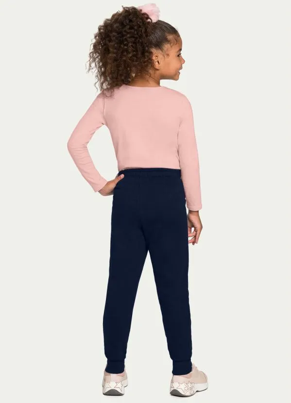 Alakazoo - Calça Moletom Felpado Marinho 4