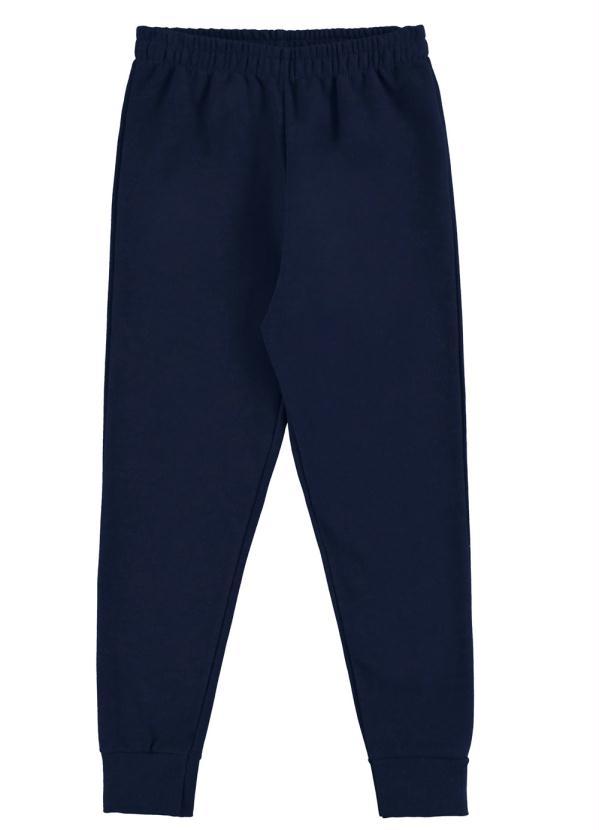 Alakazoo - Calça Moletom Felpado Marinho 5