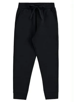 Alakazoo - Calça Moletom Felpado Preto - ALAKAZOO