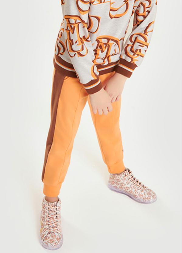 Lilica Ripilica - Calça Moletom Menina Infantil Laranja