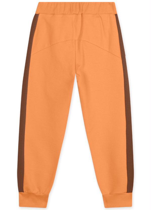 Lilica Ripilica - Calça Moletom Menina Infantil Laranja 4