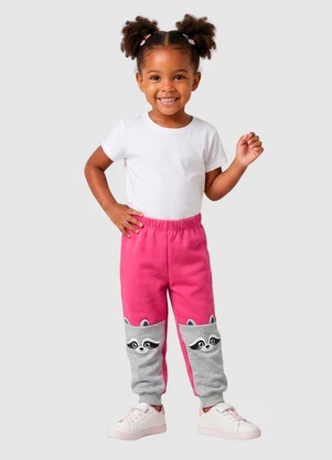 Turminha - Calça Moletom Guax Pink - TURMINHA