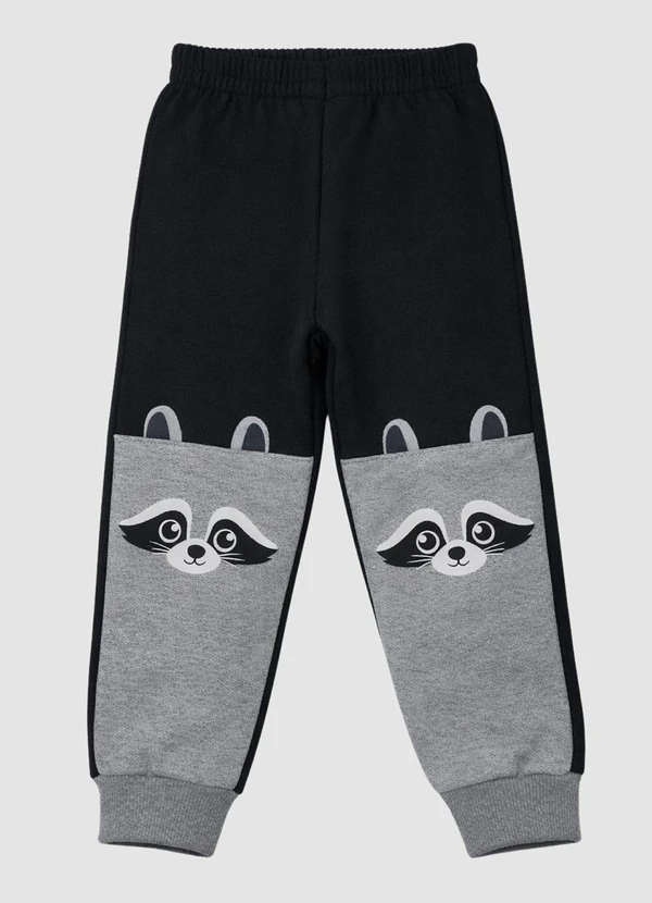 Turminha - Calça Moletom Guax Preto 3