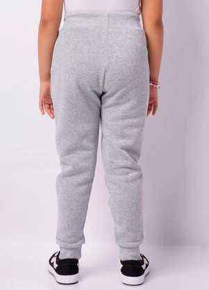 Torra - Calça Moletom Infantil Básica Cinza - TORRA