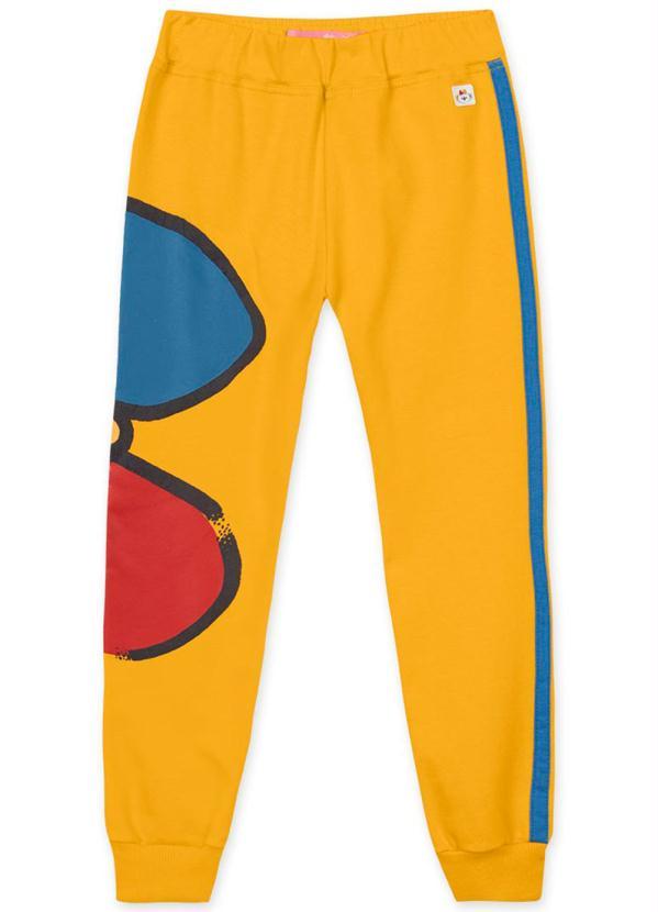 Lilica Ripilica - Calça Moletom Infantil MeninaAmarelo