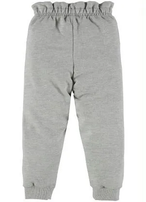 Up Baby - Calça Moletom Infantil Menina Cinza - UP BABY