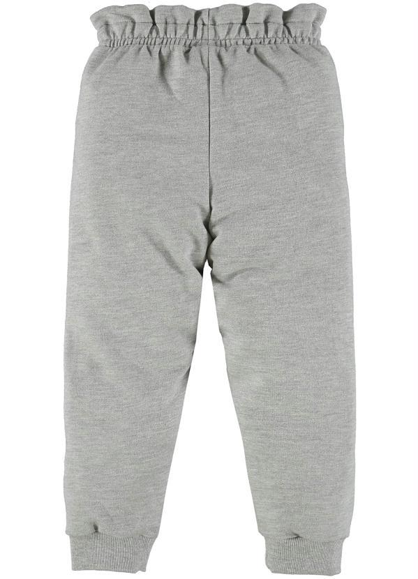 Up Baby - Calça Moletom Infantil Menina Cinza 2