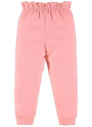 Up Baby - Calça Moletom Infantil Menina Rosa - UP BABY