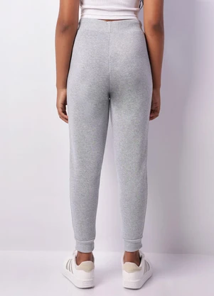 Torra - Calça Moletom Juvenil Jogger Peluciada Cinza - TORRA