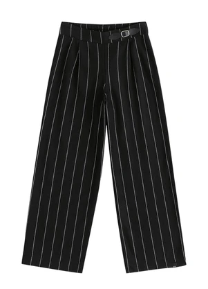Calça Moletom Listrada Marisol (Preto) - MARISOL