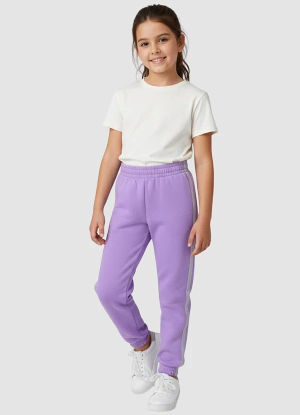 Turminha - Calça Moletom Lurex Lilás 2