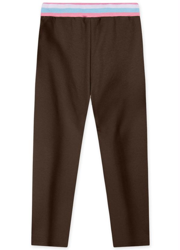 Lilica Ripilica - Calça Moletom Menina Marrom 2