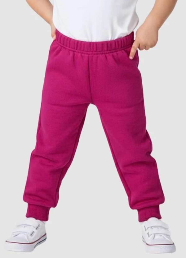 Turminha - Calça Moletom Rosa Pink