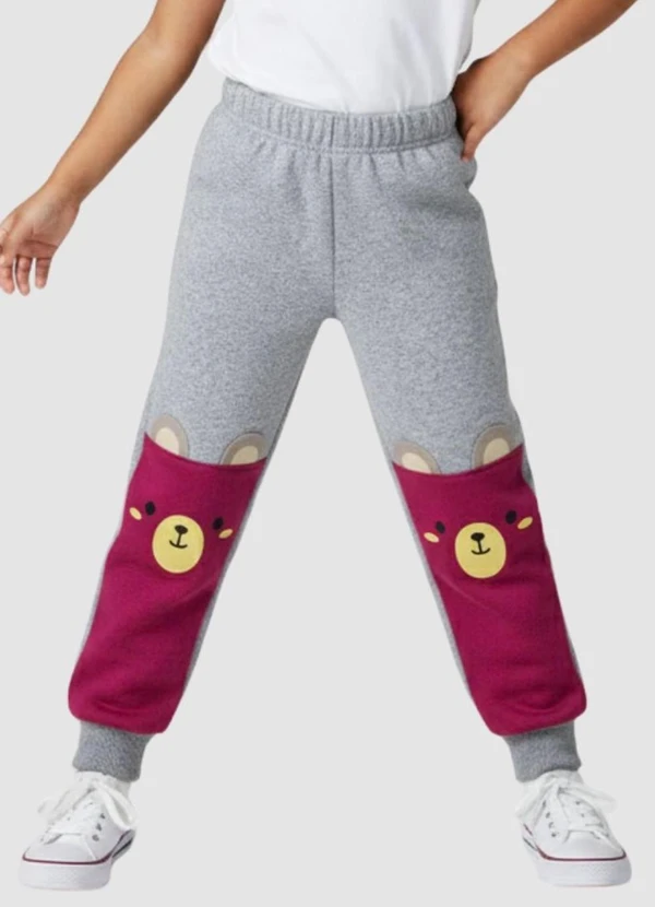 Turminha - Calça Moletom Urso Cinza