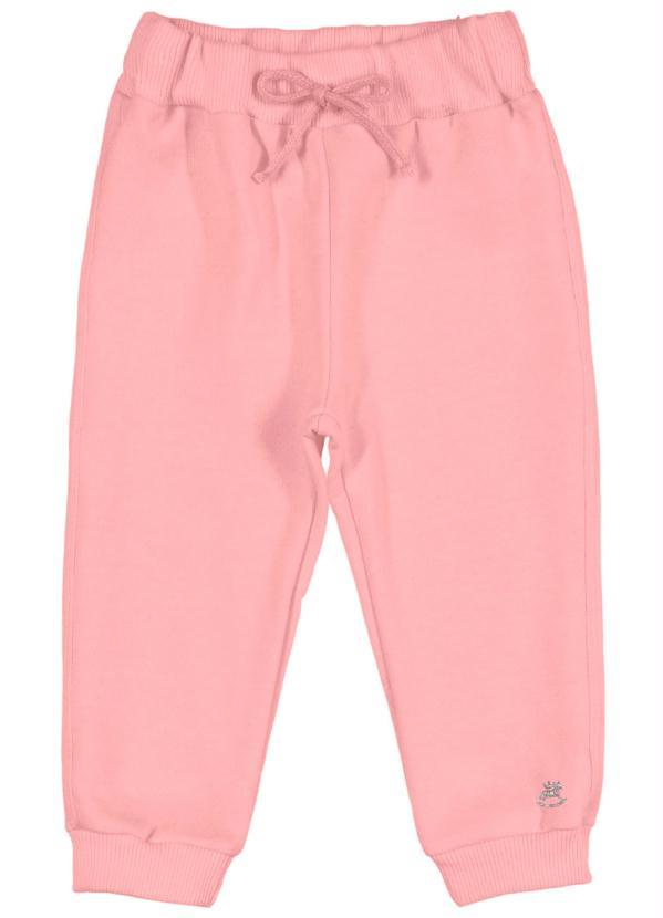 Up Baby - Calça Neon Básica Moletom  Rosa