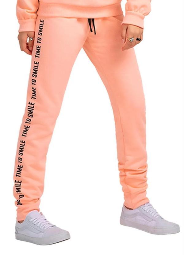 Amora - Calça Teen Menina Laranja