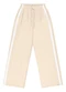 Gloss - Calça Wide Leg Juvenil em Moletom Bege - variação:  