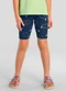 Brandili - Bermuda Infantil Menina em Cotton Rosa - variação: Azul