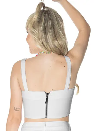 Minty - Blusa Juvenil Menina Branco - MINTY