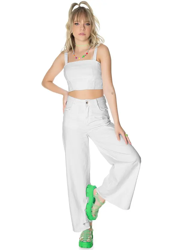 Minty - Blusa Juvenil Menina Branco 3