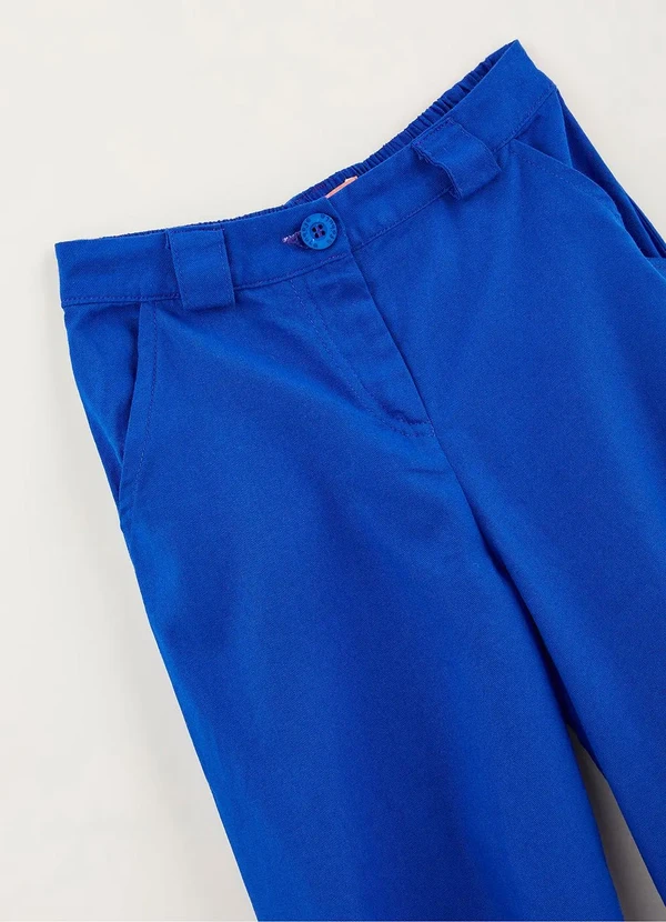 Fábula - Calça Alfaiataria Modelo Cenoura Azul 3