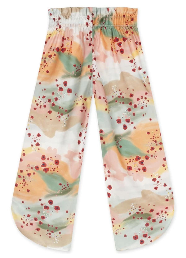 Lilica Ripilica - Calça Aquarela Infantil Feminina Laranja