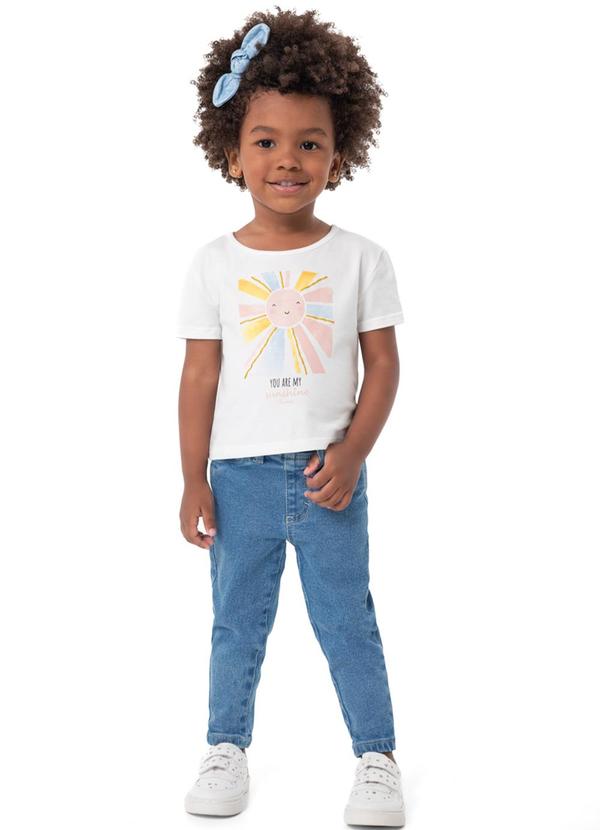 Carinhoso - Calça Azul Claro Jegging Jeans Menina 2