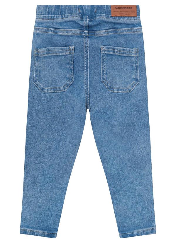 Carinhoso - Calça Azul Claro Jegging Jeans Menina 4