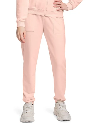 Gloss - Calça Básica Juvenil em Moletom Rosa - GLOSS