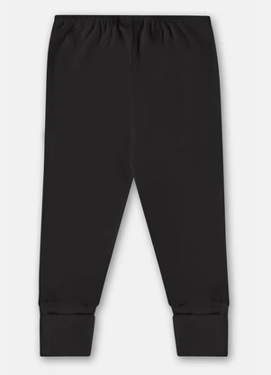 Up Baby - Calça Básica Unissex Bebê Preto - UP BABY