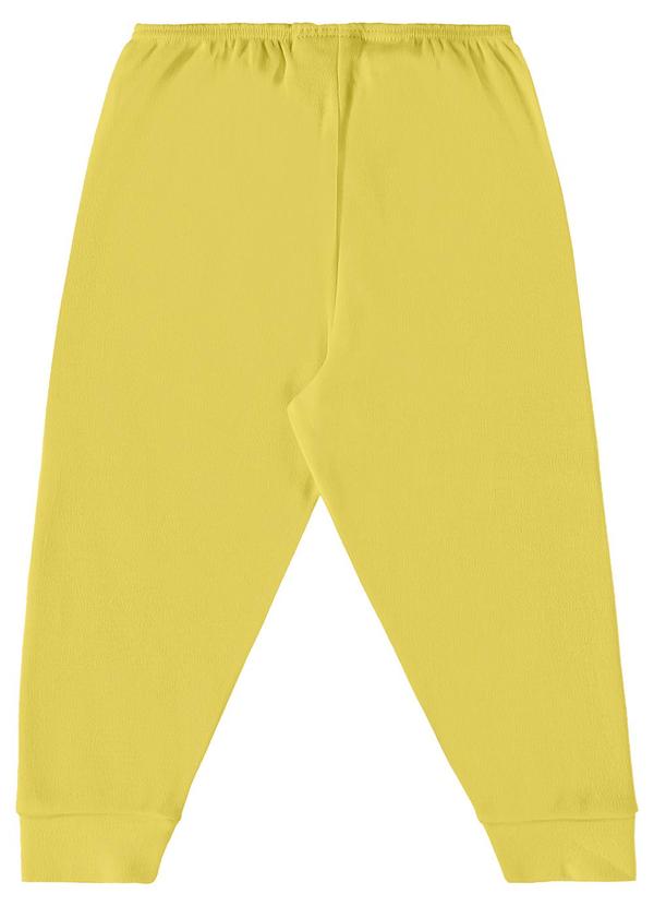 Guloseima - Calça Básica Unissex para Bebê Amarelo 2