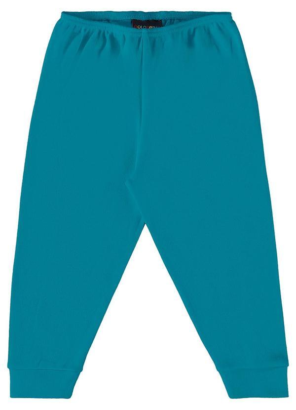 Guloseima - Calça Básica Unissex para Bebê Azul
