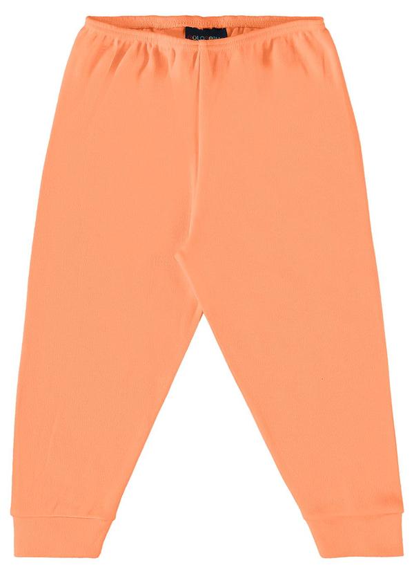 Guloseima - Calça Básica Unissex para Bebê Laranja
